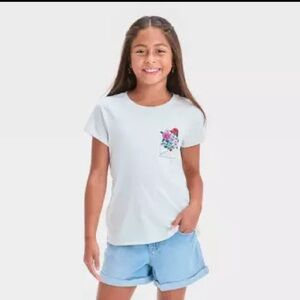5 for $30 - Girl’s Short Sleeve - Flower Envelope